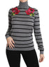 Dolce & Gabbana Gray Cashmere Silk Turtleneck Sweater
